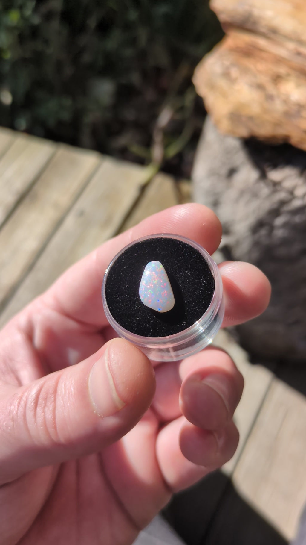 2ct White Cliffs crystal opal