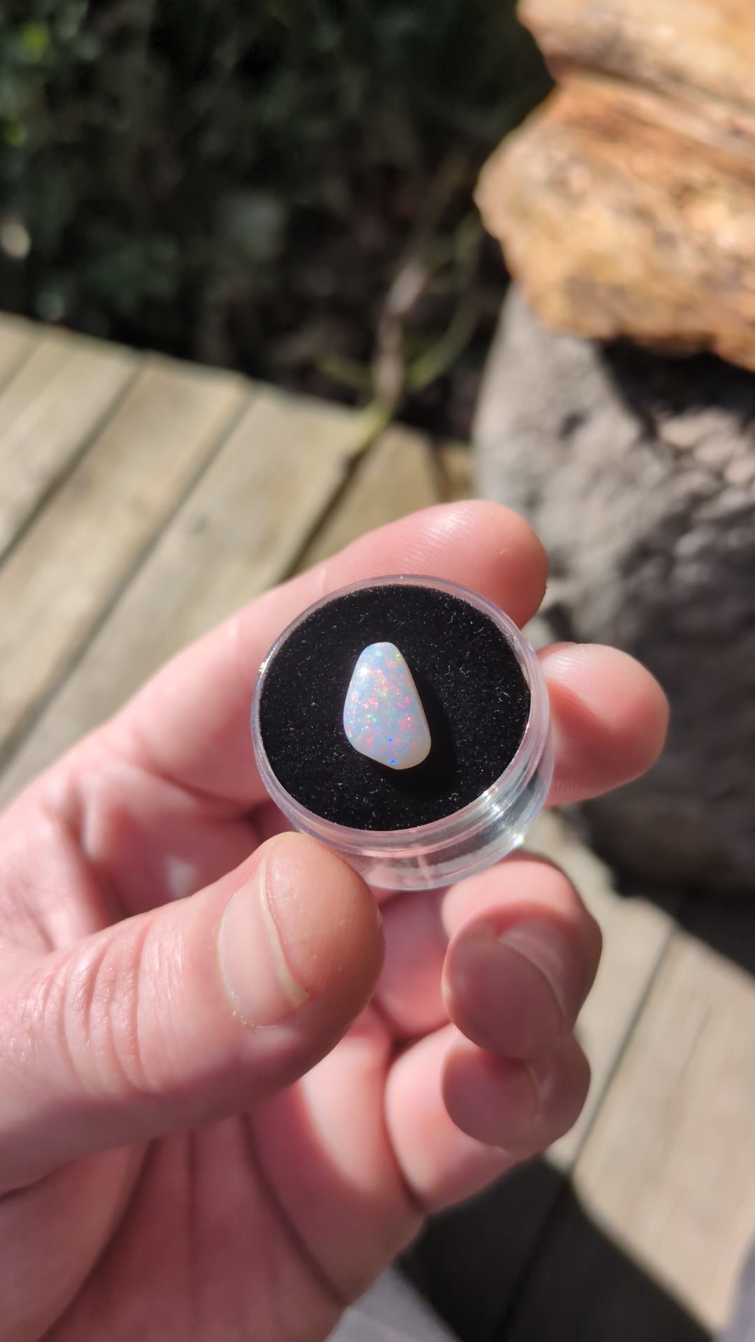 2ct White Cliffs crystal opal